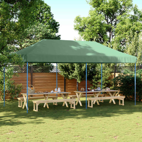 Vidaxl partytent 292 x 580 x 315 cm groen oxford stof