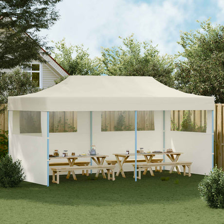 Vidaxl partytent 291 x 580 x 315 cm crèmekleurig oxford stof