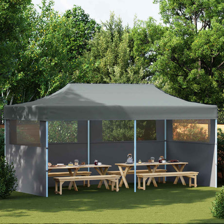 Vidaxl partytent 291 x 580 x 315 cm antraciet oxford stof