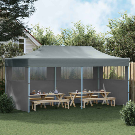 Vidaxl partytent 291 x 580 x 315 cm antraciet oxford stof
