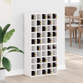 Vidaxl wijnrek 2 st wit 56 x 25 x 56 cm massief grenenhout
