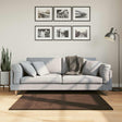 Vidaxl medium pile zachte en wasbare tapijt huarte bruin 120 x 120 cm