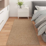 Vidaxl binnen- en buitentapijt agira naturel 200 x 80 cm polyester