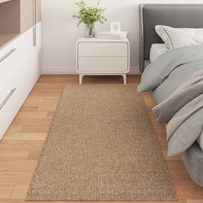 Vidaxl binnen- en buitentapijt agira naturel 200 x 80 cm polyester