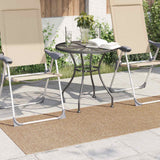 Vidaxl binnen- en buitentapijt agira naturel 200 x 80 cm polyester