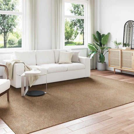 Vidaxl binnen- en buitentapijt agira naturel 280 x 200 cm polyester