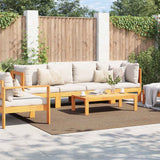 Vidaxl binnen- en buitentapijt agira naturel 240 x 240 cm polyester