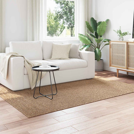 Vidaxl binnen- en buitentapijt agira naturel 230 x 160 cm polyester