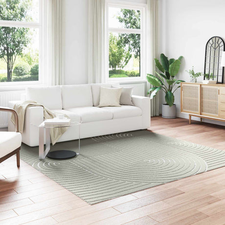 Vidaxl binnen- en buitentapijt palmeras groen 240 x 240 cm polyester