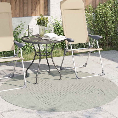 Vidaxl binnen- en buitentapijt palmeras groen ø 200 cm polyester