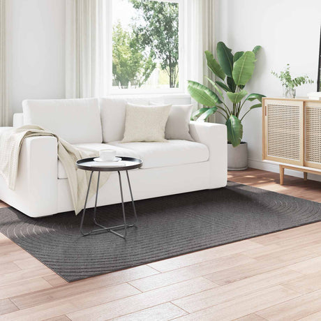 Vidaxl binnen- en buitentapijt palmeras antraciet 170 x 120 cm