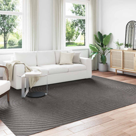 Vidaxl binnen- en buitentapijt palmeras antraciet 340 x 240 cm