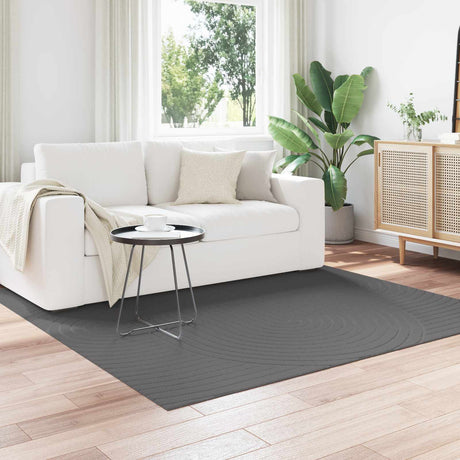 Vidaxl binnen- en buitentapijt palmeras antraciet 120 x 120 cm