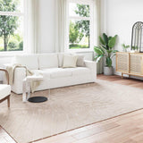 Vidaxl binnen- en buitentapijt palmeras beige 200 x 280 cm polyester