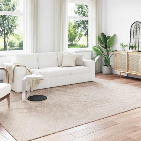 Vidaxl binnen- en buitentapijt palmeras beige 200 x 280 cm polyester