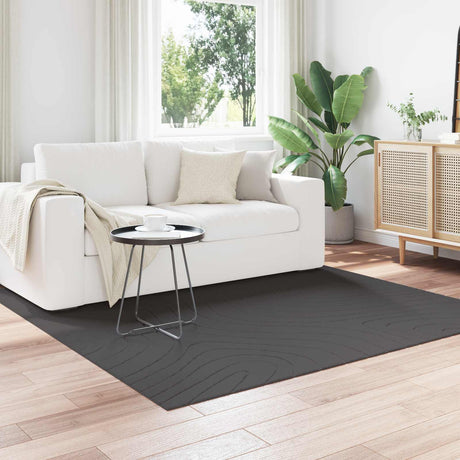 Vidaxl binnen- en buitentapijt palmeras antraciet 120 x 120 cm