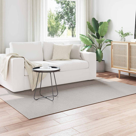 Vidaxl binnen kleed lugo crèmekleurig 140 x 200 cm polyester