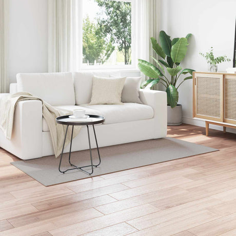 Vidaxl binnen kleed lugo crème en taupe 80 x 200 cm polyester