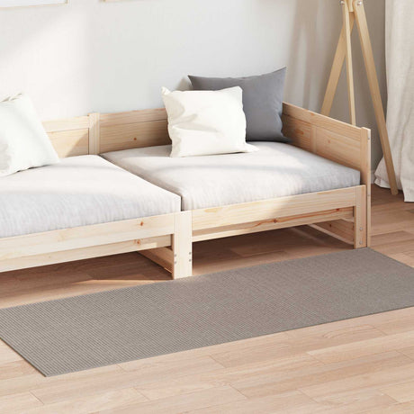 Vidaxl binnen kleed lugo taupe 80 x 150 cm polyester