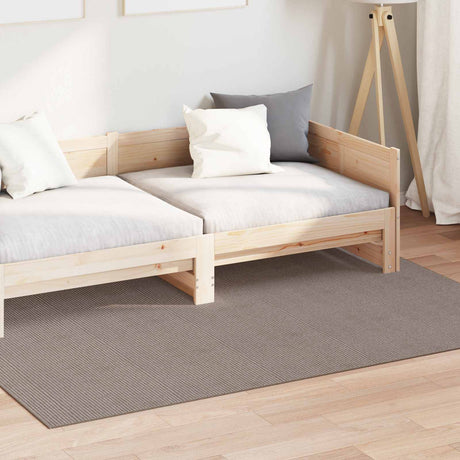 Vidaxl binnen kleed lugo taupe 120 x 170 cm polyester