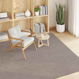 Vidaxl binnen kleed lugo taupe 200 x 200 cm polyester