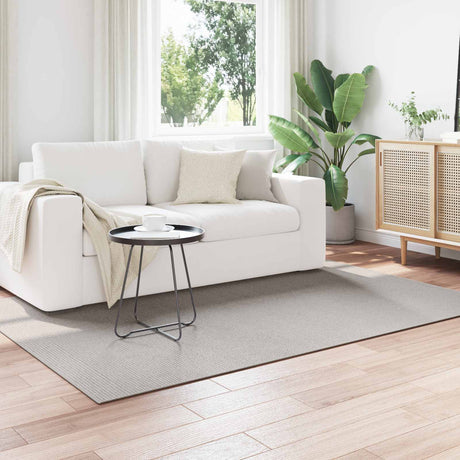 Vidaxl binnen kleed lugo crème en grijs 120 x 170 cm polyester