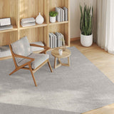 Vidaxl binnen kleed lugo crème en grijs 120 x 120 cm polyester