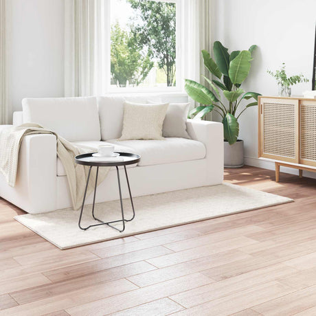Vidaxl vloerkleden sirolo crèmekleurig 200 x 80 cm polyester