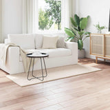 Vidaxl vloerkleden rechthoekig sirolo beige 200 x 80 cm polyester