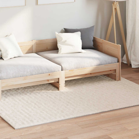 Vidaxl vloerkleden rechthoekig sirolo beige 200 x 140 cm polyester