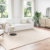 Vidaxl vloerkleden rechthoekig sirolo beige 340 x 240 cm polyester