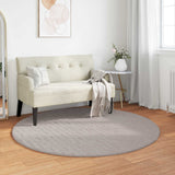Vidaxl vloerkleden rond sirolo zand ø 200 cm polyester