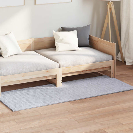 Vidaxl binnen kleed sirolo grijs 80 x 200 cm polyester medium pile