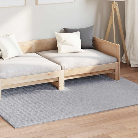 Vidaxl binnen kleed sirolo grijs 140 x 200 cm polyester medium pile