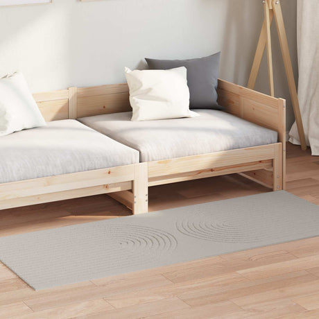 Vidaxl binnen kleed galati crèmekleurig 200 x 80 cm polyester