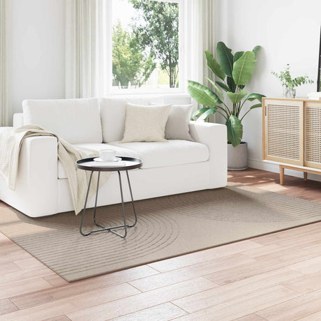 Vidaxl binnen kleed galati beige 170 x 120 cm polyester