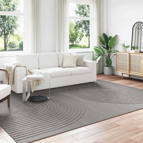 Vidaxl binnen kleed galati grijs 280 x 200 cm polyester