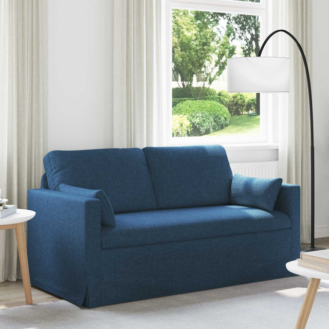 Vidaxl bank blauw 158 x 78 x 80 cm stof