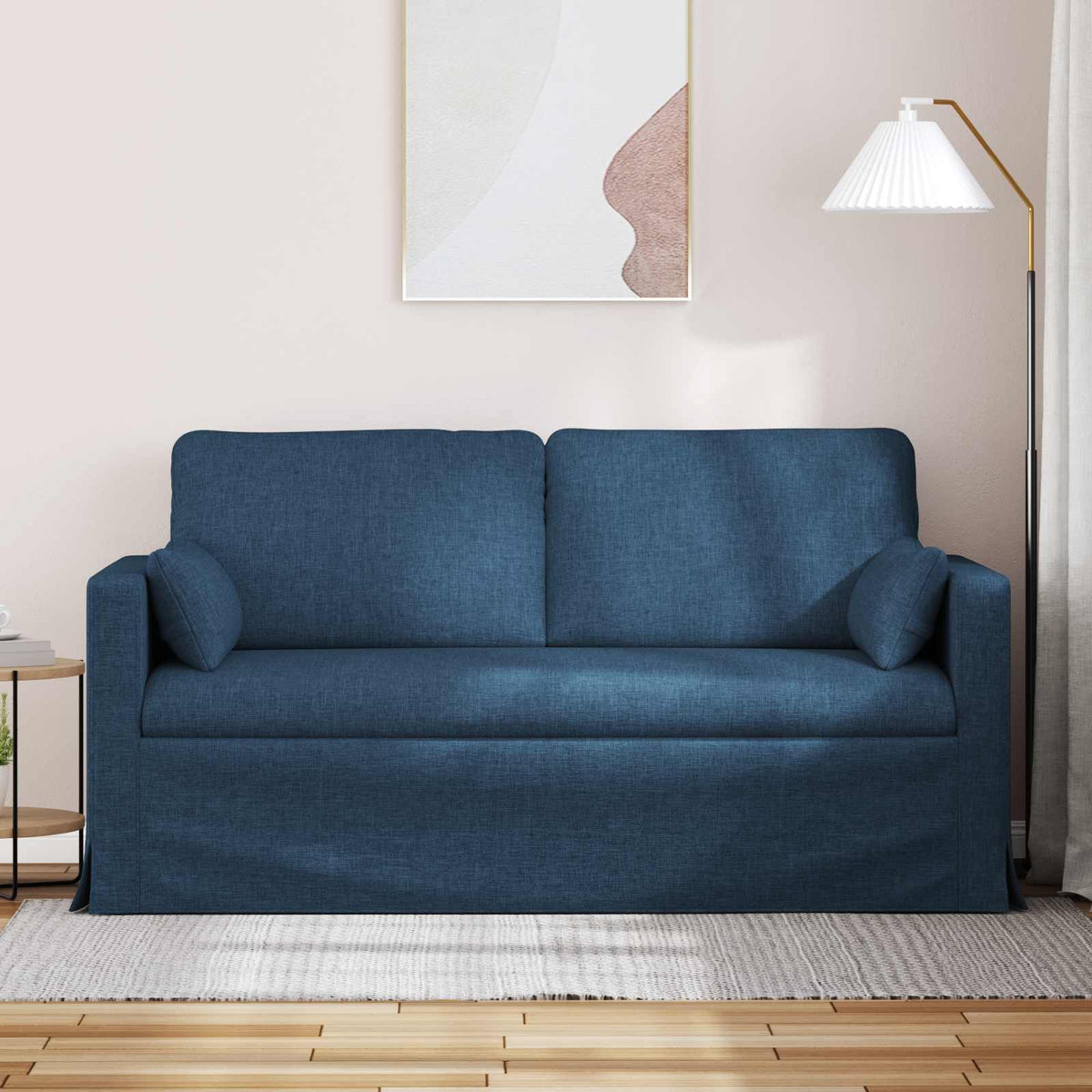 Vidaxl bank blauw 158 x 78 x 80 cm stof