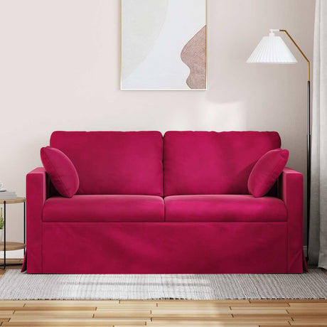 Vidaxl bank wijnrood 158 x 78 x 80 cm fluweel