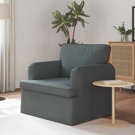 Vidaxl bank donkergrijs 84 x 80 x 85 cm stof
