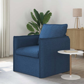 Vidaxl bank blauw 75 x 82 x 85 cm stof
