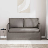 Vidaxl bank taupe 136 x 82 x 85 cm stof