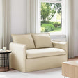 Vidaxl bank crème 136 x 82 x 85 cm stof