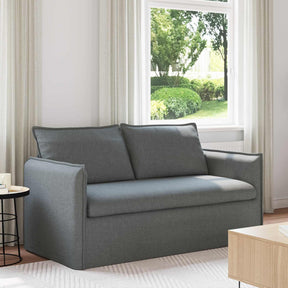 Vidaxl bank donkergrijs 156 x 82 x 85 cm stof