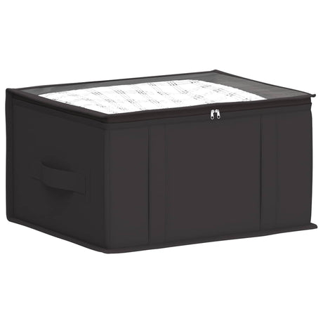 Vidaxl opbergdoos met transparant bovenraam 6 st nonwoven stof 33,6 l