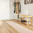 Vidaxl vloerkleedloper marsa crèmekleurig 50 x 350 cm polyester en pvc