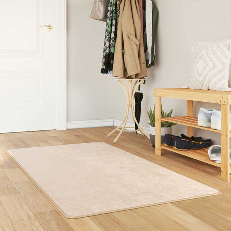 Vidaxl vloerkleedloper marsa crèmekleurig 100 x 200 cm