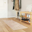 Vidaxl vloerkleedloper marsa beige 50 x 100 cm polyester en pvc