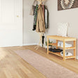 Vidaxl vloerkleedloper marsa zand 50 x 350 cm polyester en pvc